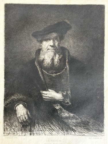 Rembrandt flameng gravure - /,