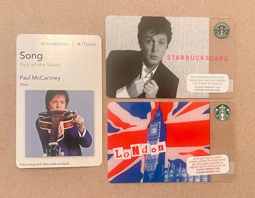 Starbucks gift cards - cards., paul