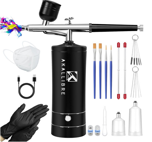 Airbrush kit with compressor - airbrush,