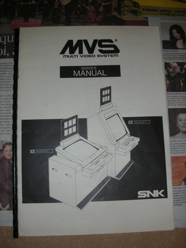Notice mvs neo geo - notice, geo: