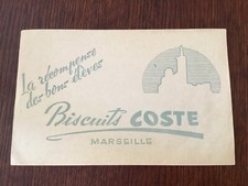Buvard Biscuits Coste Marseille 210x135 mm 
