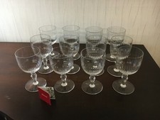 22 verres à eau modèle Renaissance en cristal de Baccarat (prix à la pièce)