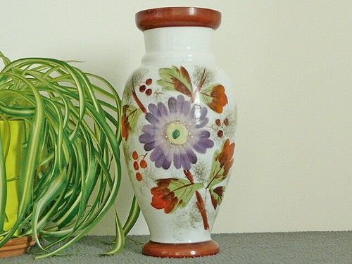 Ancien vase opaline - vase, en