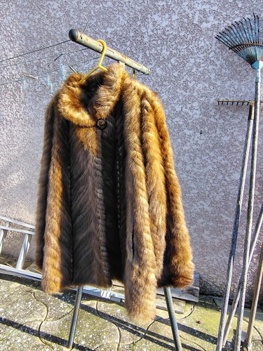 Veste fourrure vison taille - vison,