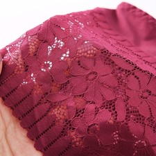 Culotte femme taille haute dentelle jacquard confortablement respirante