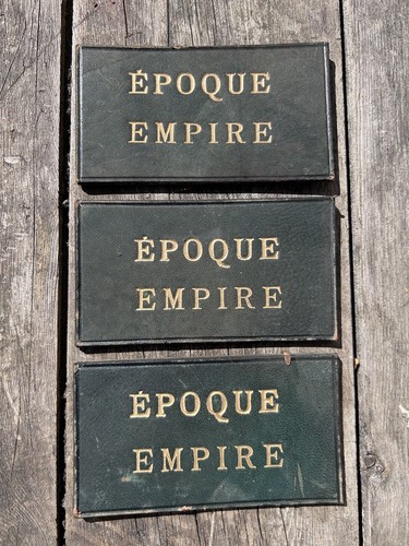 Lot antiquaire cuir petit fer - lot,