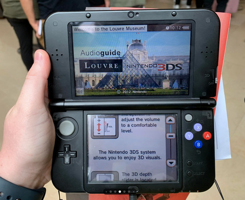 Louvre nintendo 3ds console - louvre,