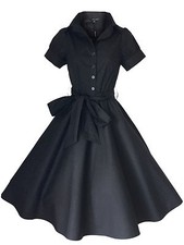 ANNÉES 50 ANNÉES 40 STYLE ROCKABILLY PINUP SWING SOIRÉE ROBE TAILLES 34 - 44