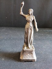 Statue Jeanne D'arc En Régule H 18cm