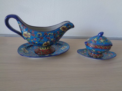 Lot sauciere moutardier sur - sauciere,