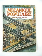 Revue MECANIQUE POPULAIRE