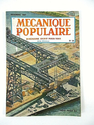Revue mecanique populaire - revue,