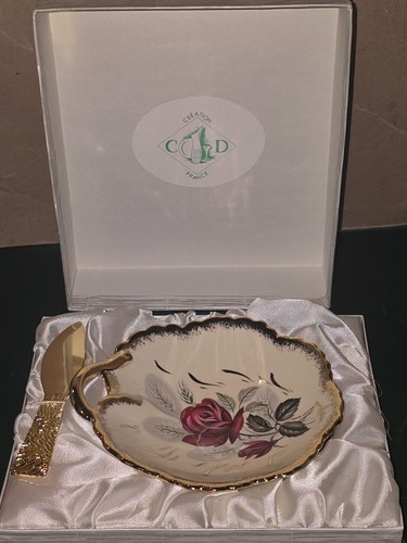 Beurrier forme feuille 1960 - forme,