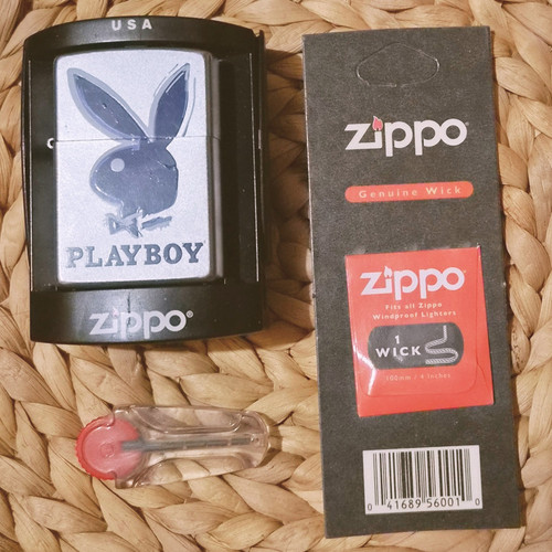 Zippo playboy mèche 6 - +,