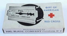 Lames de Rasoir US Pal Red Cross WW2