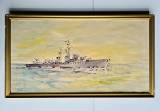 Tableau aquarelle Navire