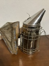 Grand Enfumoir Acier Vintage  Outil Apiculture Enfumage des Abeilles au Rucher