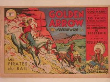 COQ HARDI MAGAZINE N°21 GOLDEN ARROW FLECHE D OR LES PIRATES DU RAIL (1947)