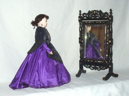 Ancien miroir psyche - miroir, de