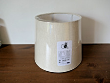 Abat jour en lin beige 21x25
