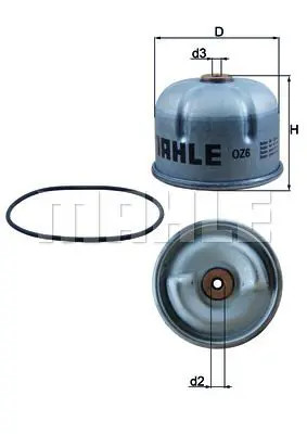 Filtre huile centrifugeur - à,