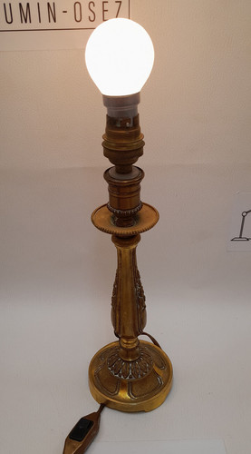 Ancien pied lampe bougeoir - pied,