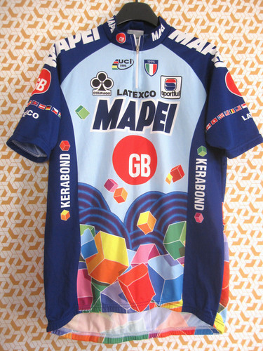 Maillot cycliste mapei uci - cycliste,