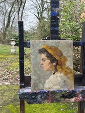 Étude De Visage De Femme & 1906 & Profil & Peinture & Huile Sur Toile