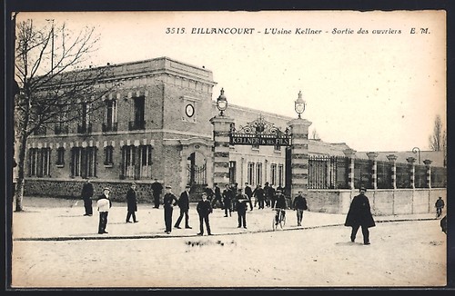 Cpa billancourt usine - billancourt,, l´usine