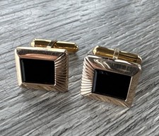 Boutons de manchettes anciens - plaqué or MURAT