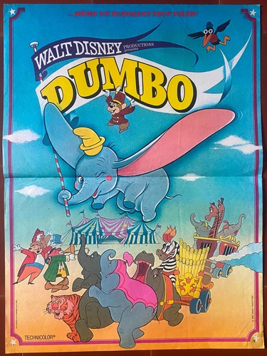 Affiche dumbo walt disney - walt,