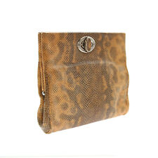 Pochette de soirée Art Déco en peau de python Vintage Années 20-30
