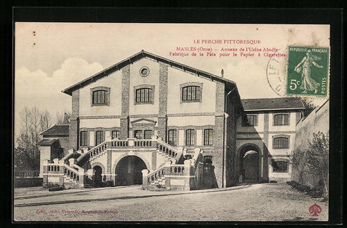 Cpa masles annexe l - annexe, l´usine