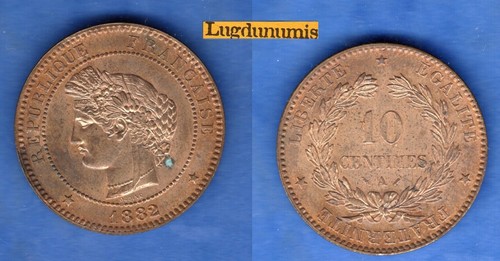 Centimes cérès 1882 a - 10,