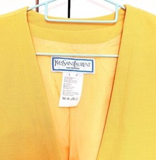 Blazer veste oversize jaune 