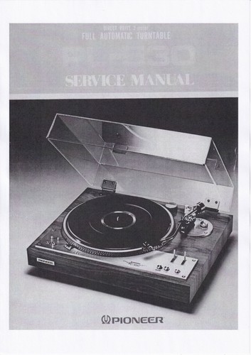 Manuel service pour pioneer - pour,