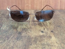 LUNETTES DE SOLEIL VINTAGE NOS MAUI JIM 450-23 LAHAINA EN ACIER INOXYDABLE FA...