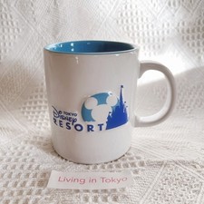 Tasse en céramique bleu blanc