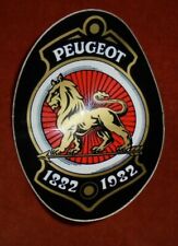 Auto collant sticker PEUGEOT LION 1882-1982 déjà 40 ans ! 9 cm x 6,5 pour CYCLE