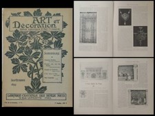 ART ET DECORATION - SEPTEMBRE 1899 - MUMM REIMS, THEODORE RIVIERE, VICTOR Prouvé