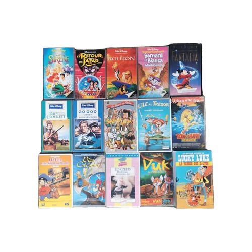 Lot vhs jeunesse disney - lot,