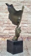 Salvador Dali Art Contemporain Hommage Bronze Statue / Sculpture Marbre Figurine