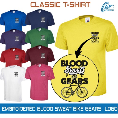 Shirt brodé vélo - t-shirt,