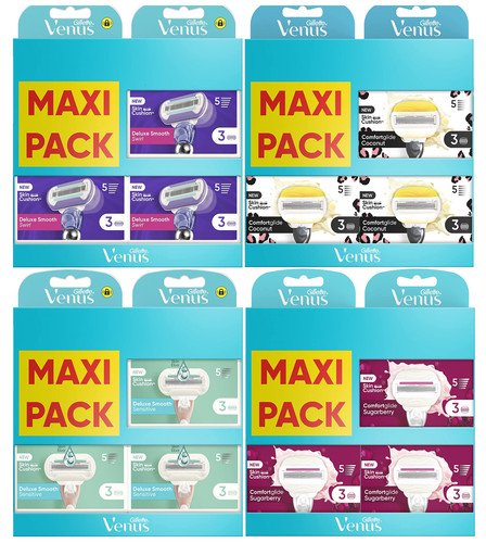 Maxi pack lames gillette - maxi,