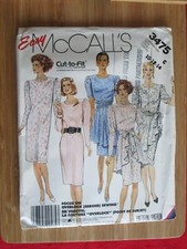ROBE MCCALL'S 3475 MOTIF