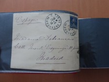 ANCIEN CLASSEUR LOT  ENVELOPPE A COLLECTIONNER  (48 )- BON ETAT  N°80 