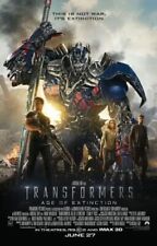 TRANSFORMERS: AGE OF EXTINCTION MOVIE POSTER 27x40, ORIGINAL, 2-SIDED