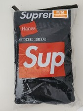 SS24 Supreme Hanes Noir Boxer