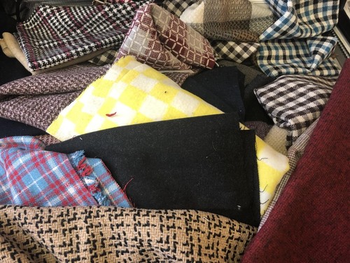 Assorti tissu tweed - tissu, matériel
