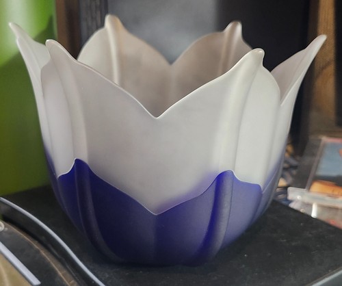 Partylite indigo blue frosted - partylite,